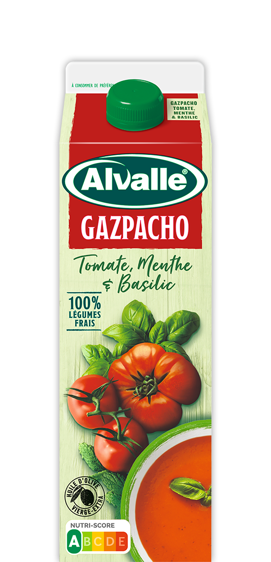 GAZPACHO TOMATE, MENTHE & BASILIC