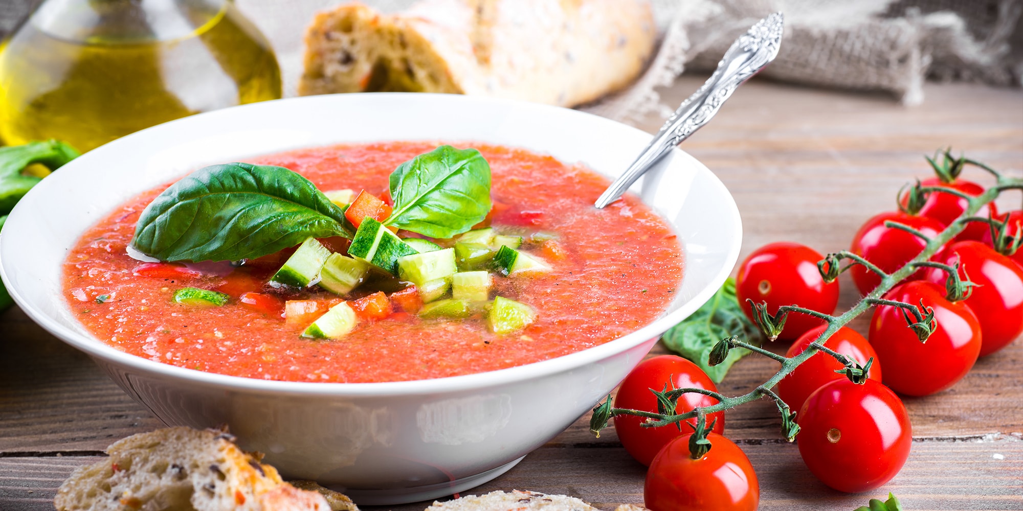 Il Gazpacho e i suoi condimenti